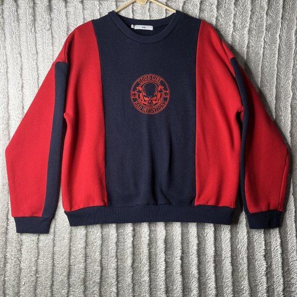 Adika‎ Good Girl Bad Intentions Pullover Sweatshirt - Picture 1 of 5